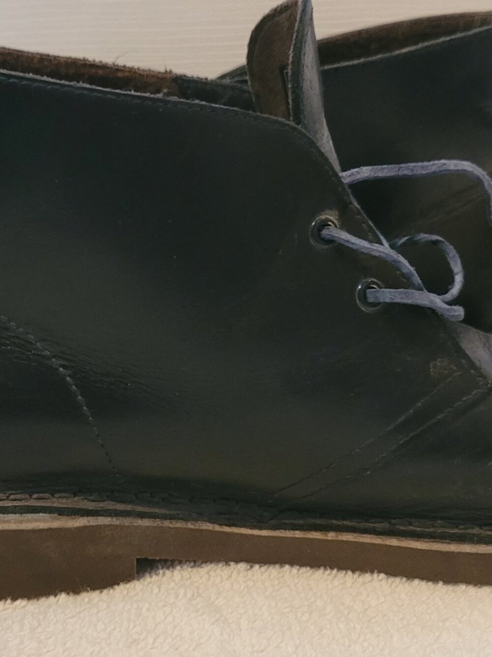 Clarks desert boots, blue - Picture 4 of 7
